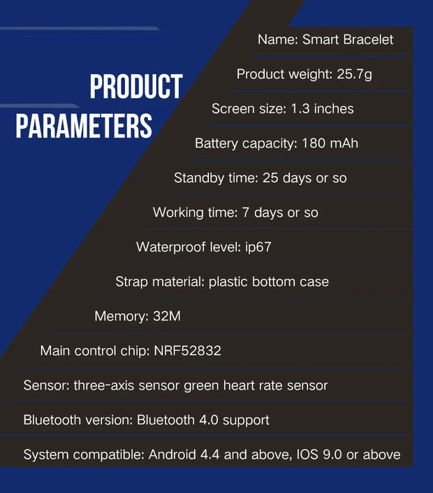 Hollvada B57 Smart Watch IP67 Wearable Devices