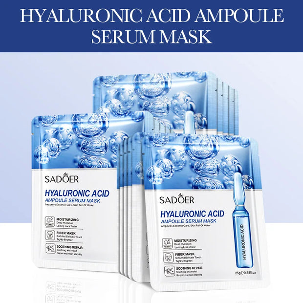 24K Gold Hyaluronic Acid Face Masks