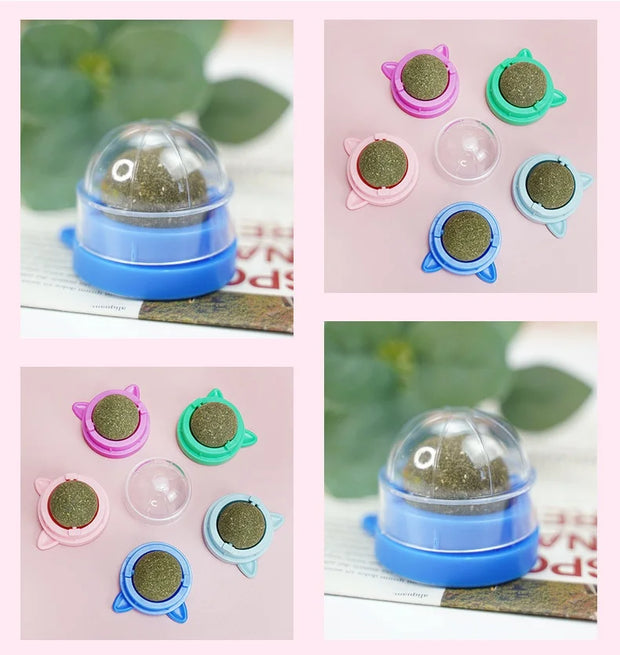 Rotating Cat Mint Ball