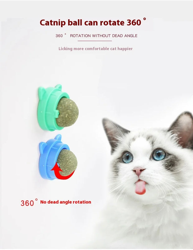 Rotating Cat Mint Ball