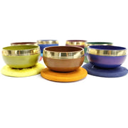 Nepal Handmade Brass Himalaya Tibetan 1 To 7 Pieces Yoga Bowl