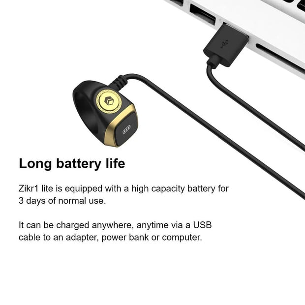 Smart Tasbih Tally Counter Ring
