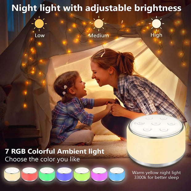 White Noise Machine with Night Light