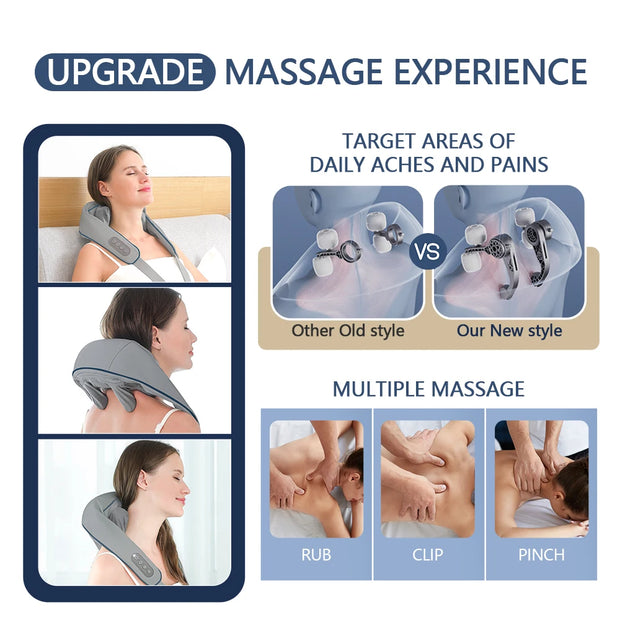 Wireless Neck and Back Massager.