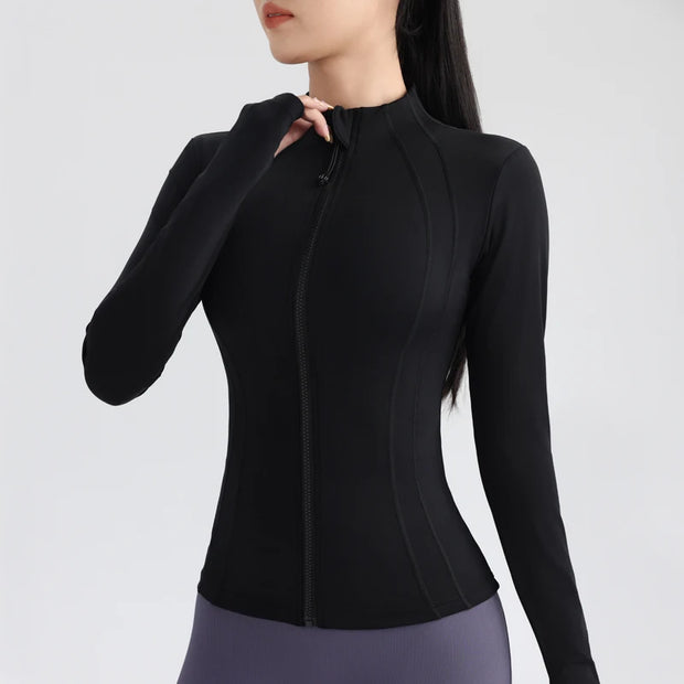 Gym Women's Full Zip Yoga Top