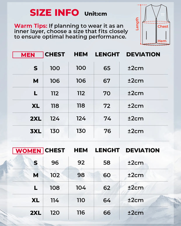 KEMIMOTO Winter Heated Vest