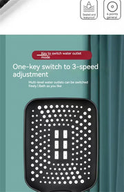 Adjustable 3-Mode High-Pressure Shower Head