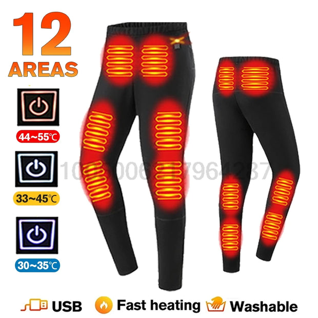 USB Electric Heated Underwear Set