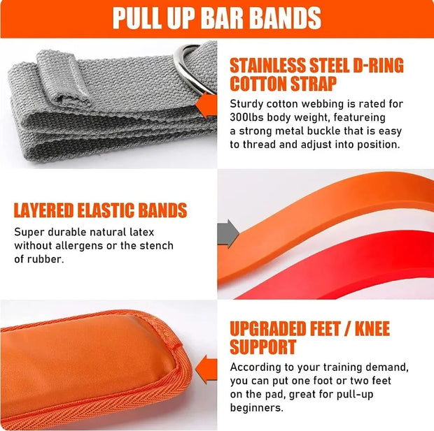 Pull-Up Assistance Bands Set