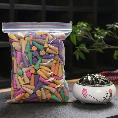 Mixed Backflow Incense Cones,
