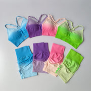 Women's Speed Running Sports Bra & Leggings 2PCS Suit