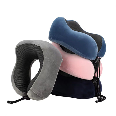 1PC U-Shaped Travel Memory Foam Pillow