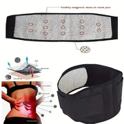 Adjustable Self-Heating Magnetic Therapy Waist Support Belt