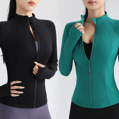 Gym Women's Full Zip Yoga Top