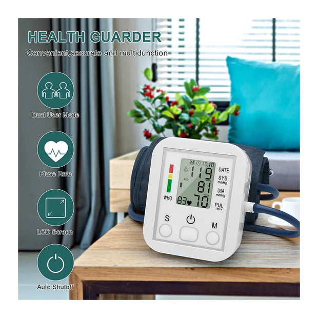 Spanish Voice Digital Arm Blood Pressure Meter