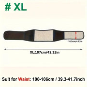 Adjustable Self-Heating Magnetic Therapy Waist Support Belt