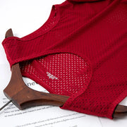 Ice silk Mesh Sports Vest Tank Top