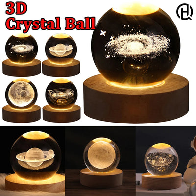 RGB Crystal Ball Table Lamp