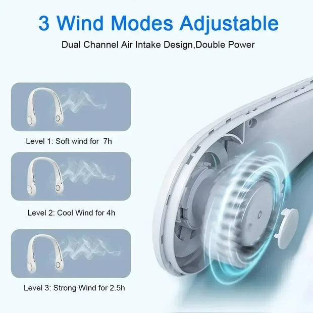 Mini Bladeless Neck Fan