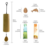 Bamboo  Wind Chimes Set