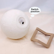 battery-powered moon lamp