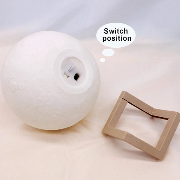 battery-powered moon lamp