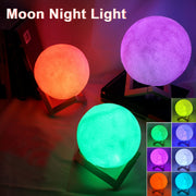 battery-powered moon lamp