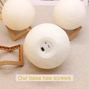 battery-powered moon lamp