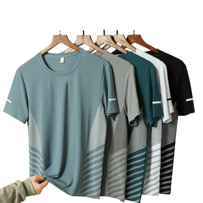 Reflective Printing Quick Dry Short Sleeve T Shirt