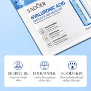 24K Gold Hyaluronic Acid Face Masks