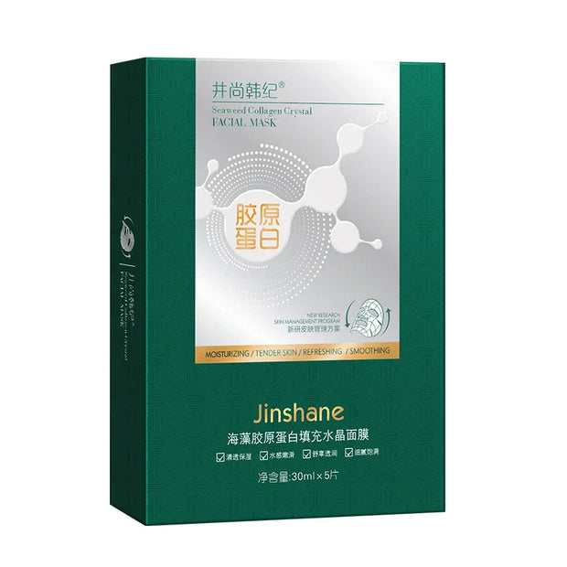 5PCS x 30ML Seaweed Collagen Crystal Mask