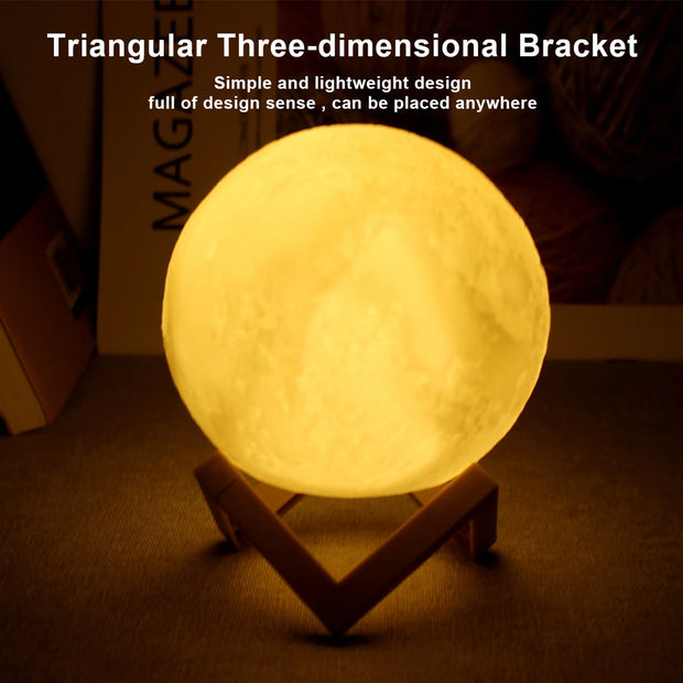 battery-powered moon lamp