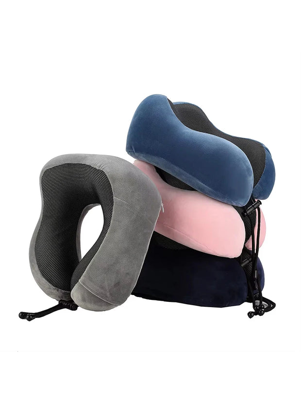 1PC U-Shaped Travel Memory Foam Pillow