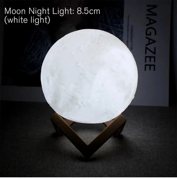 battery-powered moon lamp