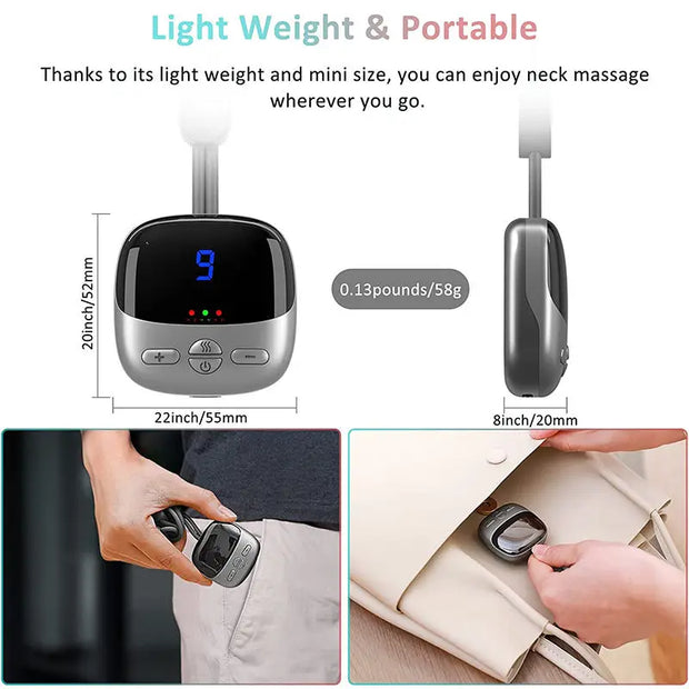 Mini Smart Hanging Neck Massager