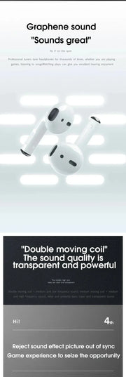 Pro 4 TWS Wireless Bluetooth Earbuds