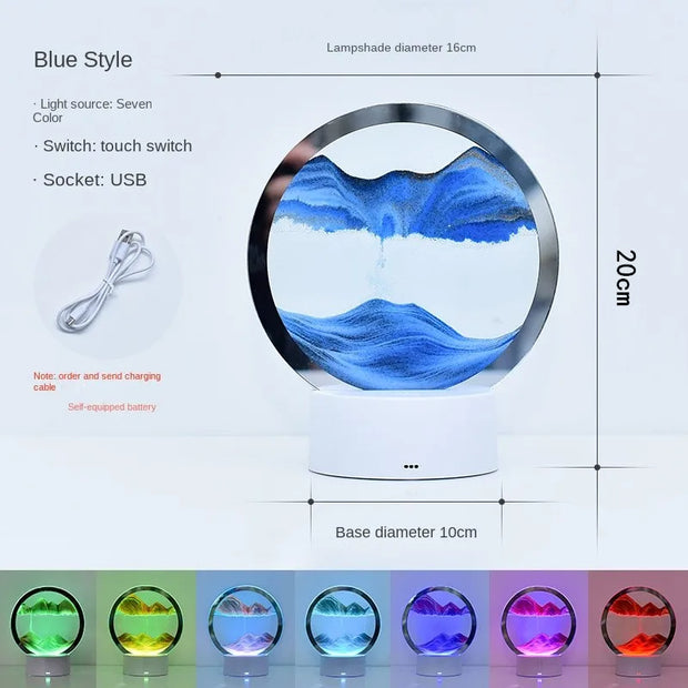 LED RGB Sandscape Lamp