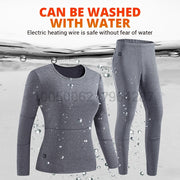 USB Electric Heated Underwear Set
