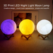 battery-powered moon lamp
