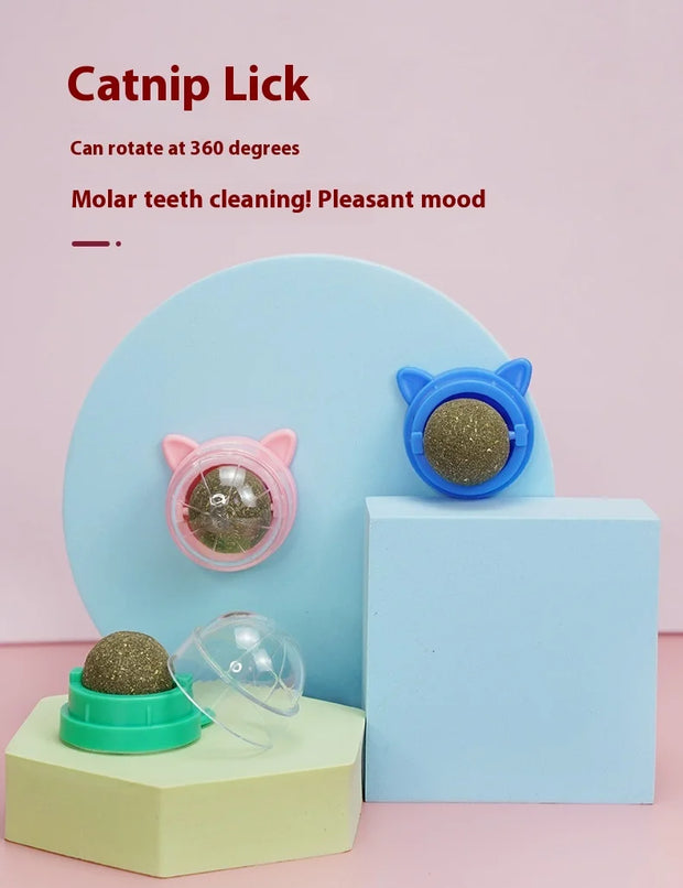 Rotating Cat Mint Ball