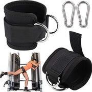 Adjustable D-Ring Fitness Ankle Straps