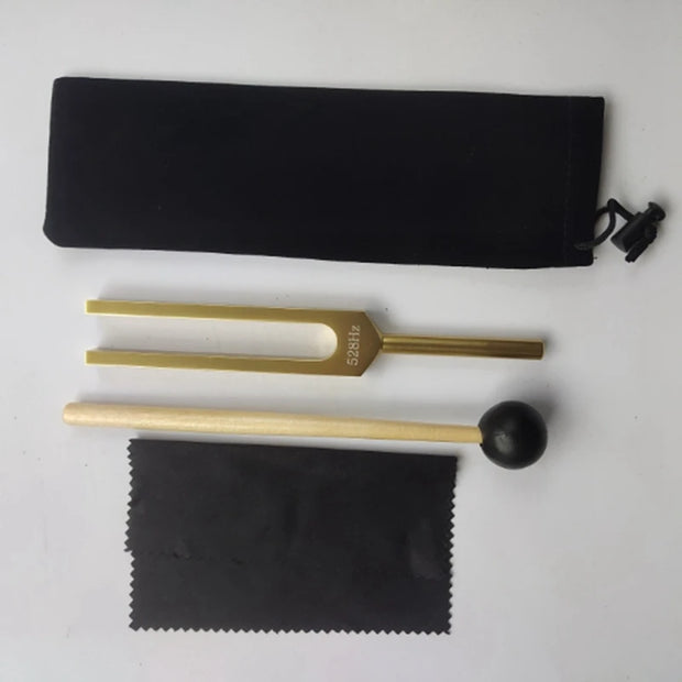 Gold Solfeggio Tuning Forks 528 Hz