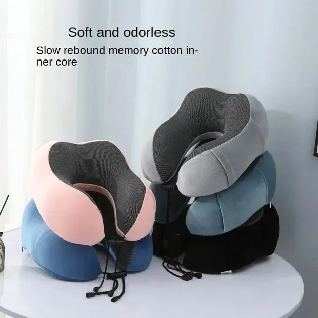 1PC U-Shaped Travel Memory Foam Pillow