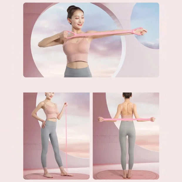 Rubber Pull Rope Yoga Training Exercise Gym Equipment