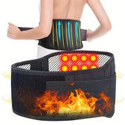 Adjustable Self-Heating Magnetic Therapy Waist Support Belt
