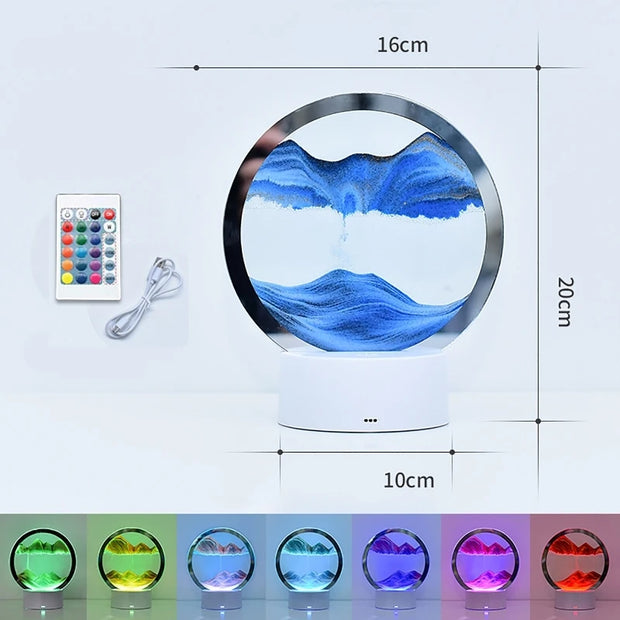 LED RGB Sandscape Lamp