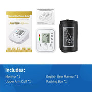 Spanish Voice Digital Arm Blood Pressure Meter
