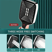 Adjustable 3-Mode High-Pressure Shower Head
