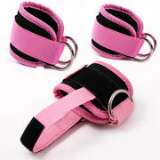 Adjustable D-Ring Fitness Ankle Straps