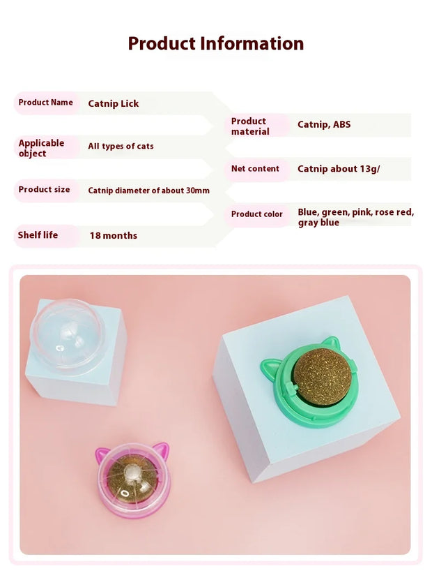 Rotating Cat Mint Ball